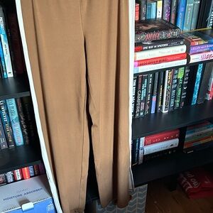 Tan Boot Cut Pants